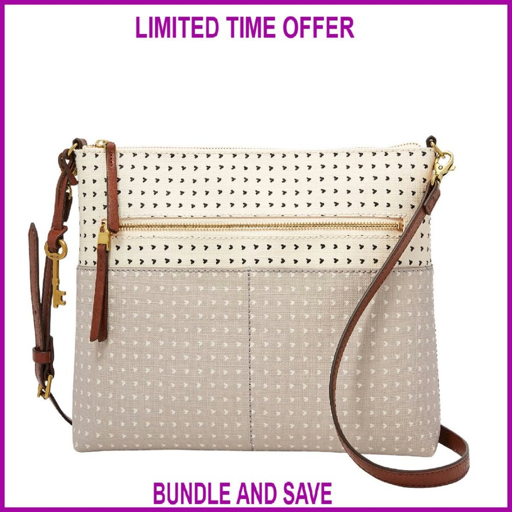 Large Faux Leather Crossbody Bag With Multiple Pockets, Adjustable Strap
